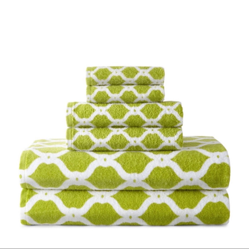 Green Towel Set